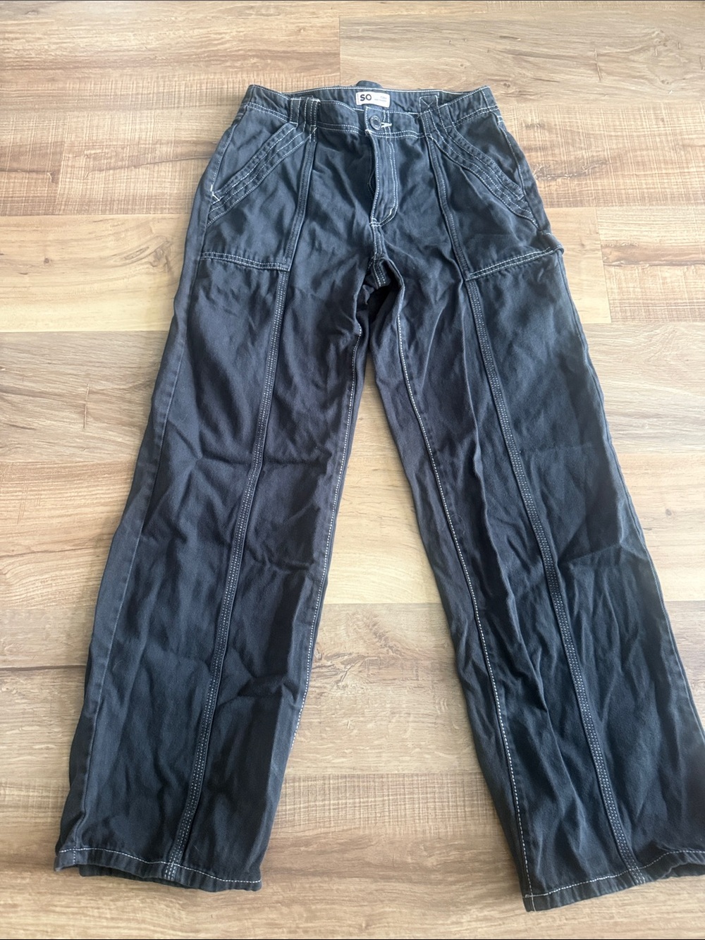 SO brand black cargo pants sz 7